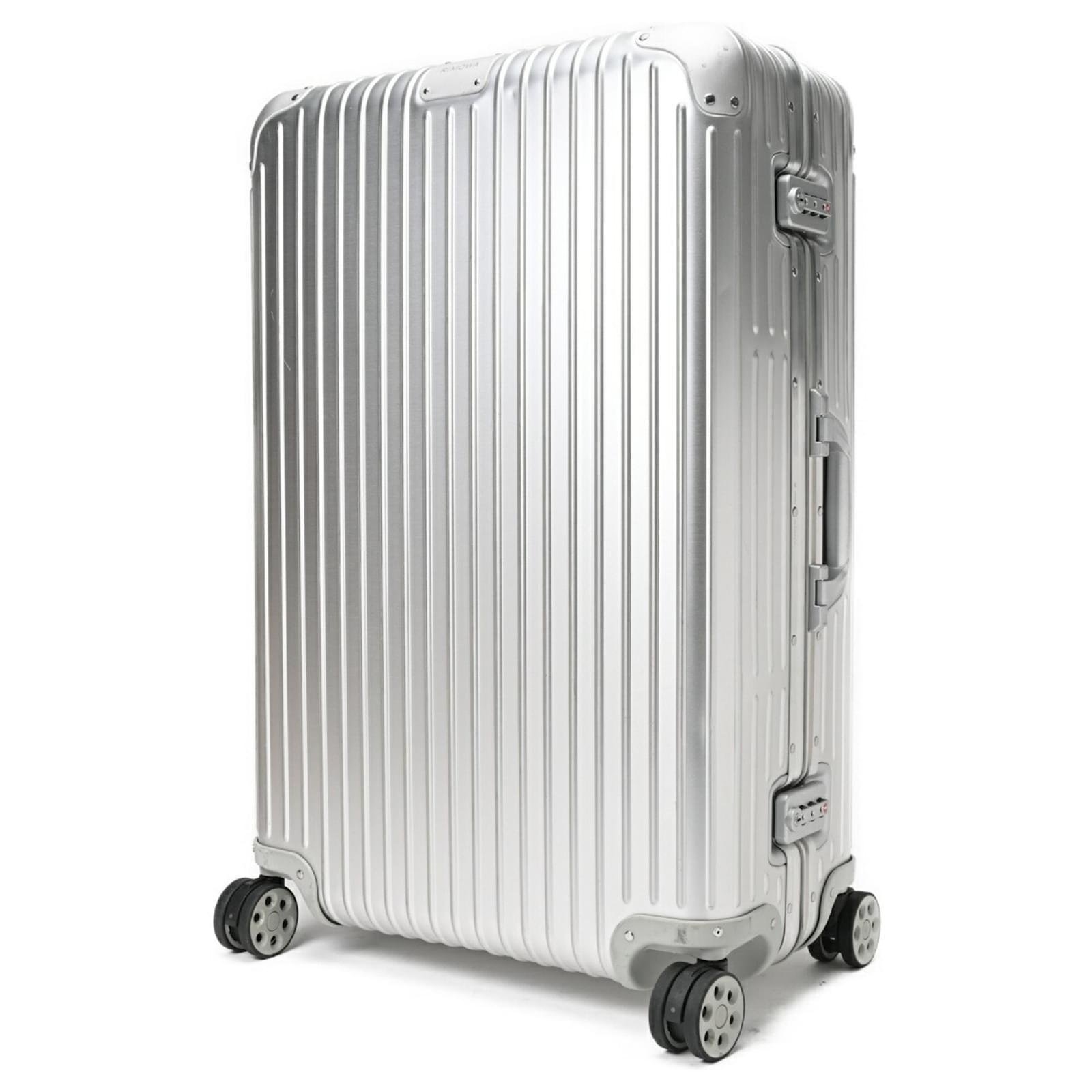 Original Check-In L Large Aluminium Suitcase – Silver - Image 4